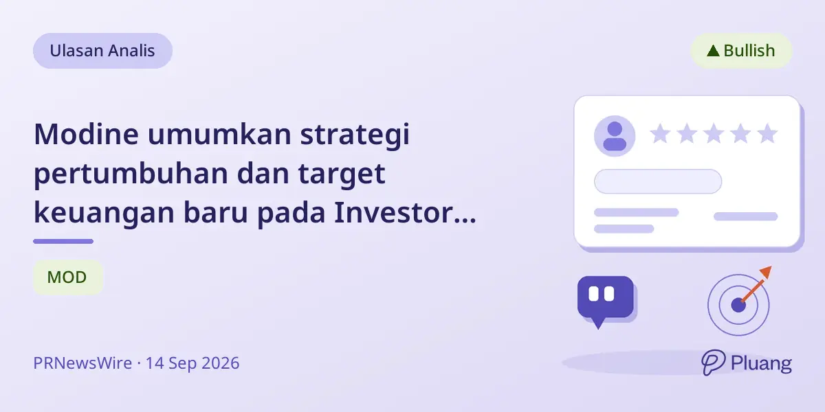Modine umumkan strategi pertumbuhan dan target keuangan baru pada Investor Day 18 Nov