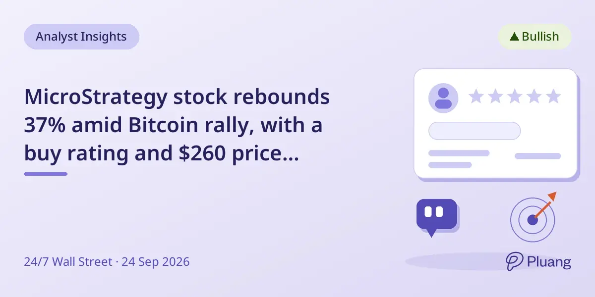 MicroStrategy stock rebounds 37% amid Bitcoin rally, with a buy rating and $260 price target.