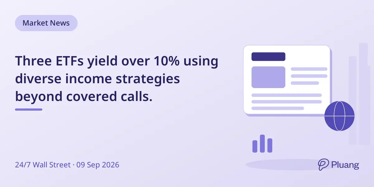 Three ETFs yield over 10% using diverse income strategies beyond covered calls.