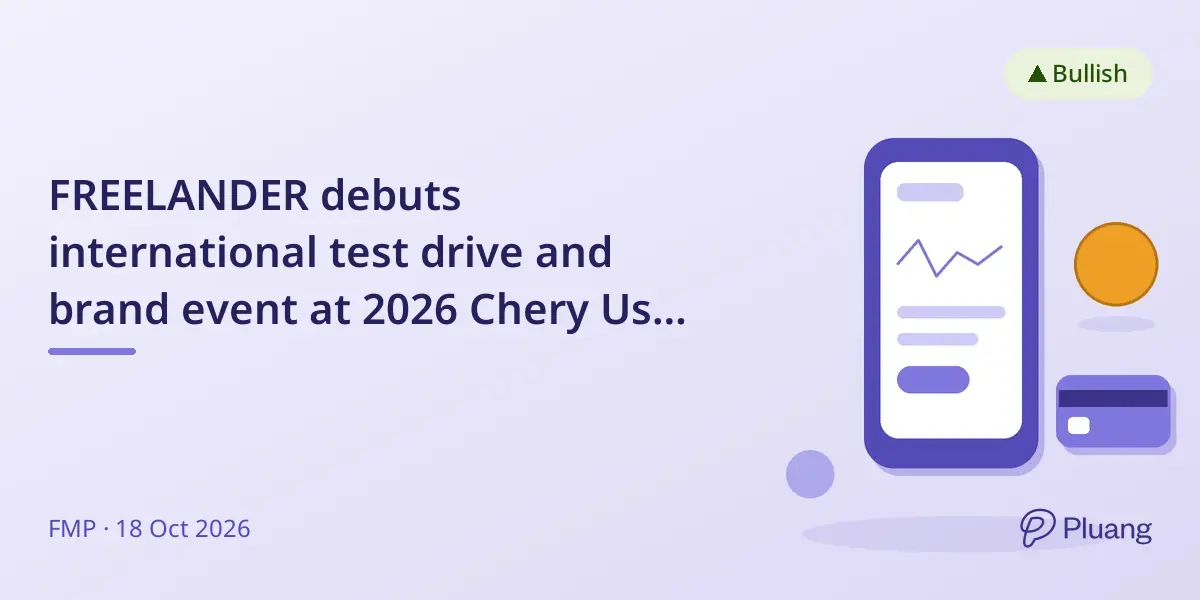 FREELANDER debuts international test drive and brand event at 2026 Chery User Summit in China