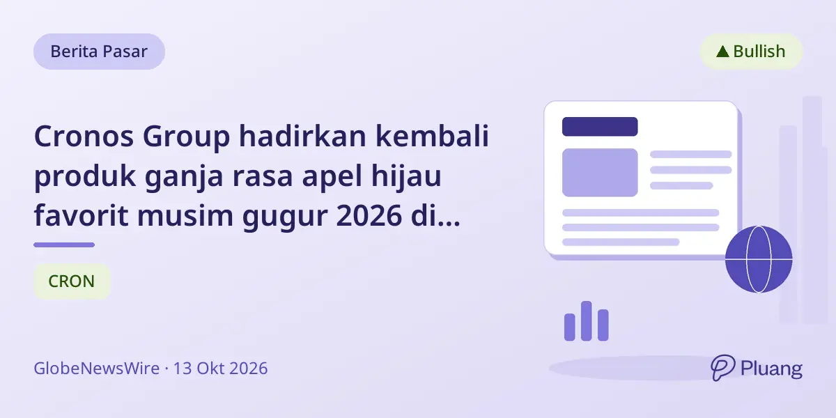 Cronos Group hadirkan kembali produk ganja rasa apel hijau favorit musim gugur 2026 di Kanada