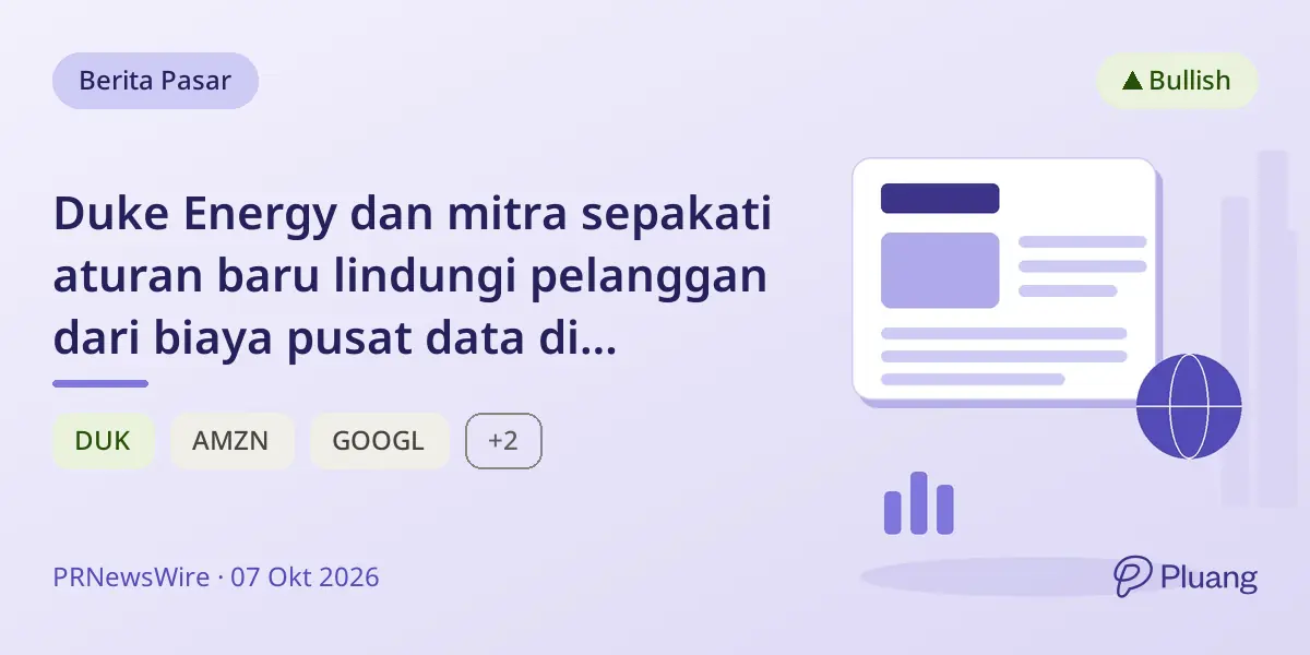 Duke Energy dan mitra sepakati aturan baru lindungi pelanggan dari biaya pusat data di Carolina Utara