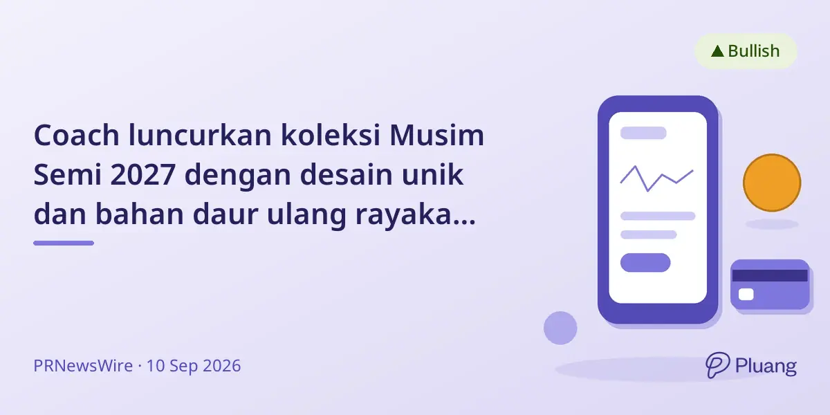 Coach luncurkan koleksi Musim Semi 2027 dengan desain unik dan bahan daur ulang rayakan 85 tahun