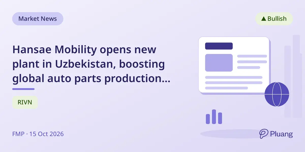 Hansae Mobility opens new plant in Uzbekistan, boosting global auto parts production and US expansion plans.