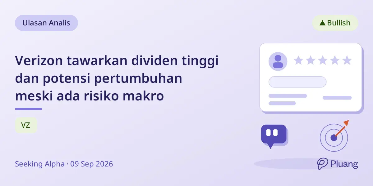 Verizon tawarkan dividen tinggi dan potensi pertumbuhan meski ada risiko makro
