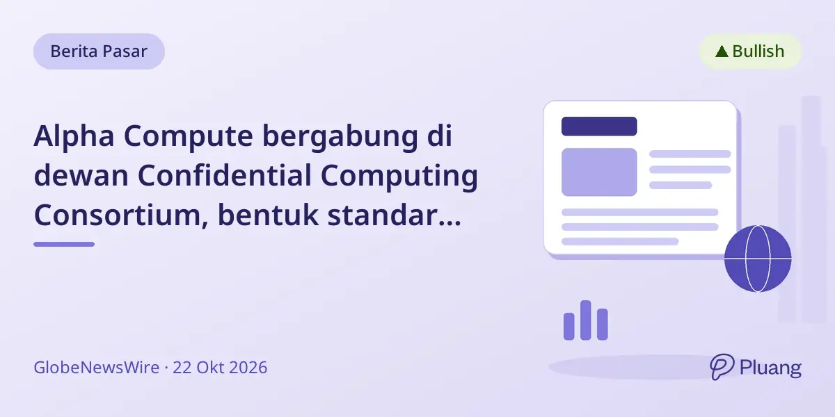 Alpha Compute bergabung di dewan Confidential Computing Consortium, bentuk standar privasi data AI.