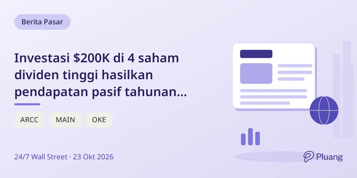 Investasi $200K di 4 saham dividen tinggi hasilkan pendapatan pasif tahunan $13.725 dengan risiko tertentu.