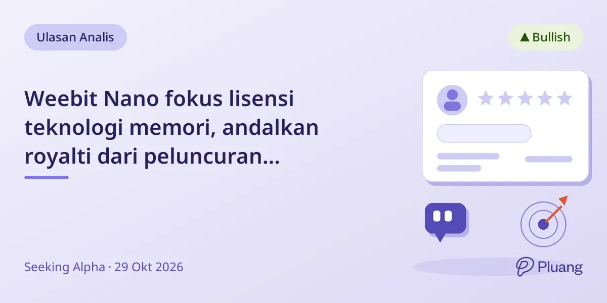 Weebit Nano fokus lisensi teknologi memori, andalkan royalti dari peluncuran produksi chip.