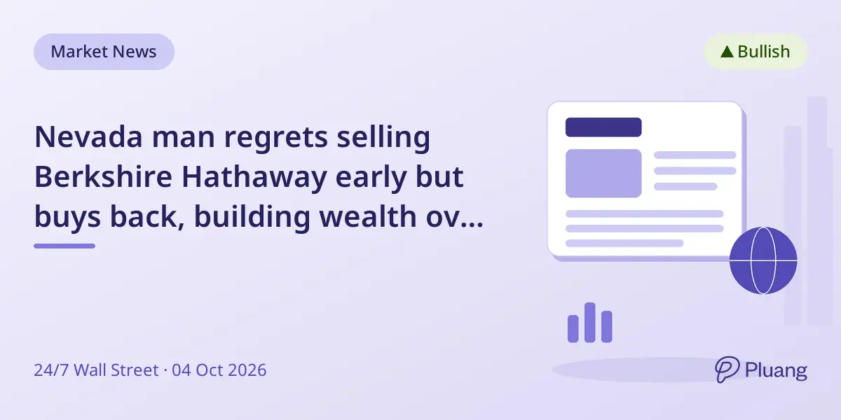 Nevada man regrets selling Berkshire Hathaway early but buys back, building wealth over decades.