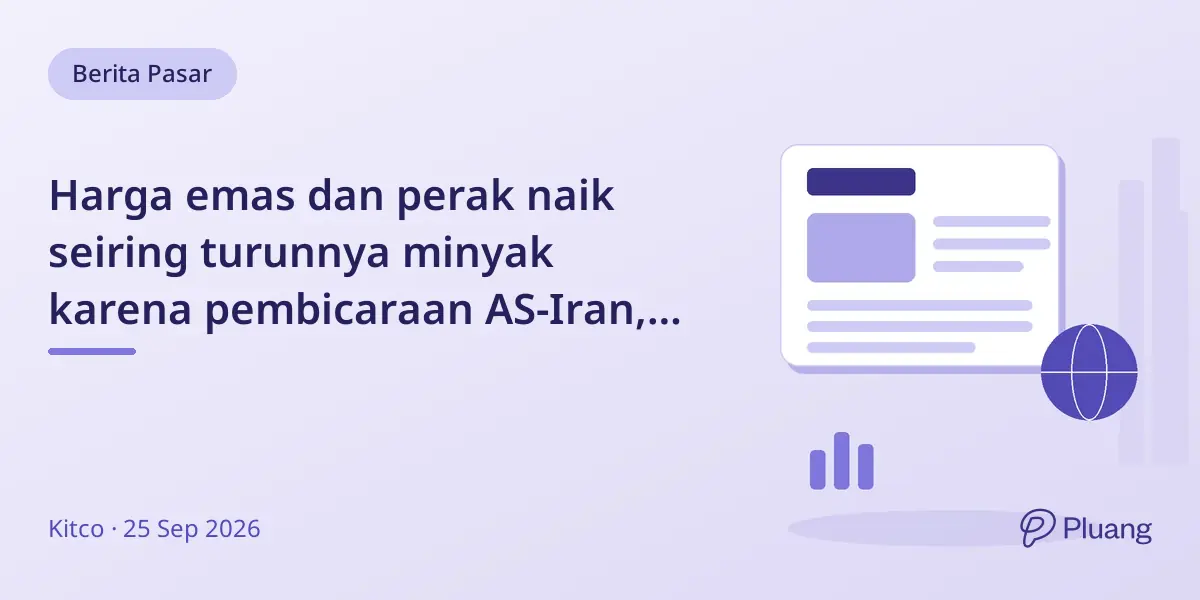 Harga emas dan perak naik seiring turunnya minyak karena pembicaraan AS-Iran, tapi kenaikan yield Treasury dan ekspektasi suku bunga batasi kenaikan.