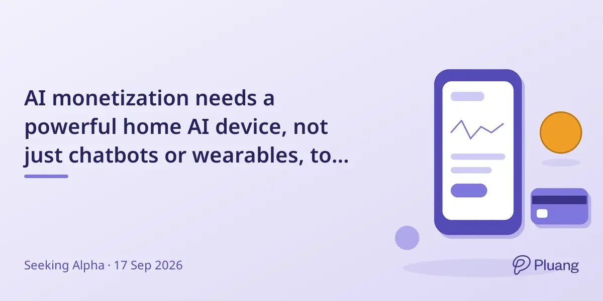 AI monetization needs a powerful home AI device, not just chatbots or wearables, to transform computing and smart homes.