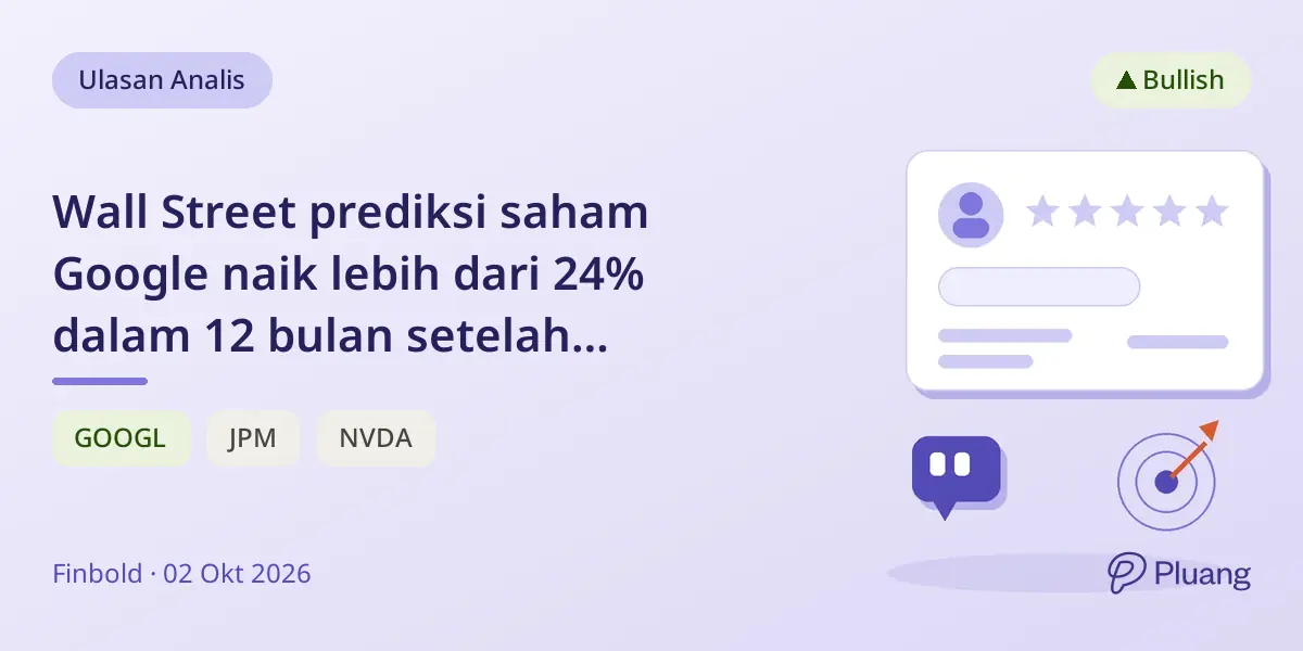 Wall Street prediksi saham Google naik lebih dari 24% dalam 12 bulan setelah peluncuran AI Gemini 4 Argon