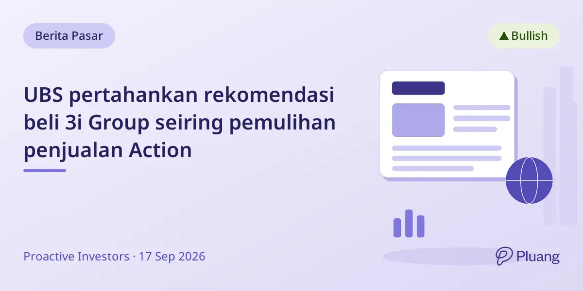 UBS pertahankan rekomendasi beli 3i Group seiring pemulihan penjualan Action