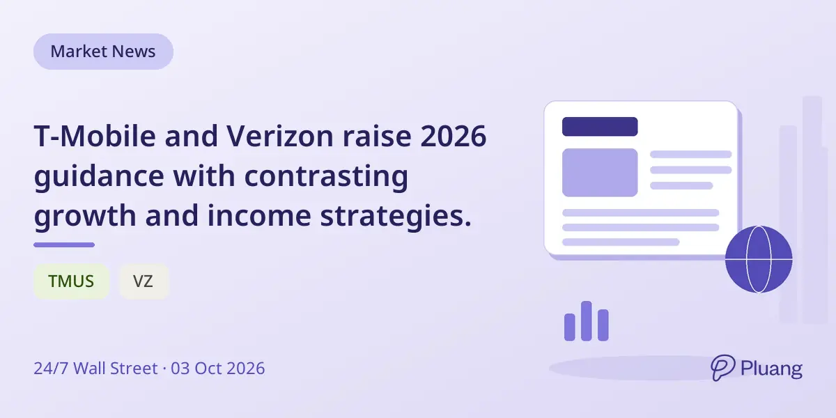 T-Mobile and Verizon raise 2026 guidance with contrasting growth and income strategies.