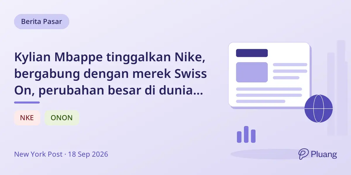 Kylian Mbappe tinggalkan Nike, bergabung dengan merek Swiss On, perubahan besar di dunia sponsor olahraga.