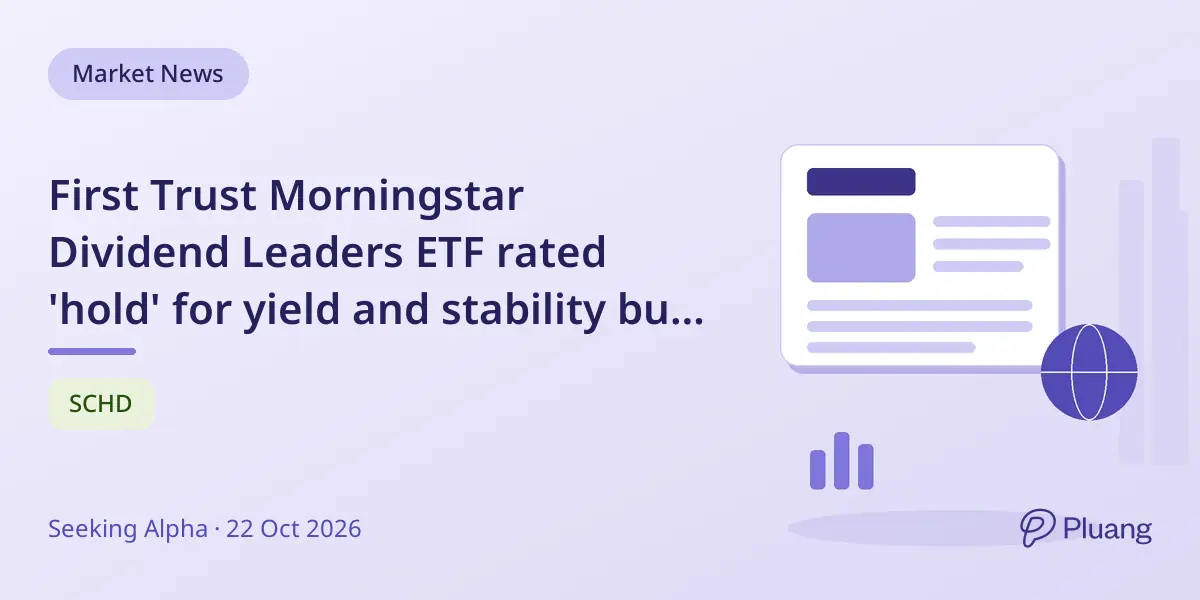 First Trust Morningstar Dividend Leaders ETF rated 'hold' for yield and stability but lacks quality emphasis.