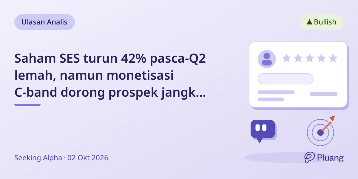 Saham SES turun 42% pasca-Q2 lemah, namun monetisasi C-band dorong prospek jangka panjang
