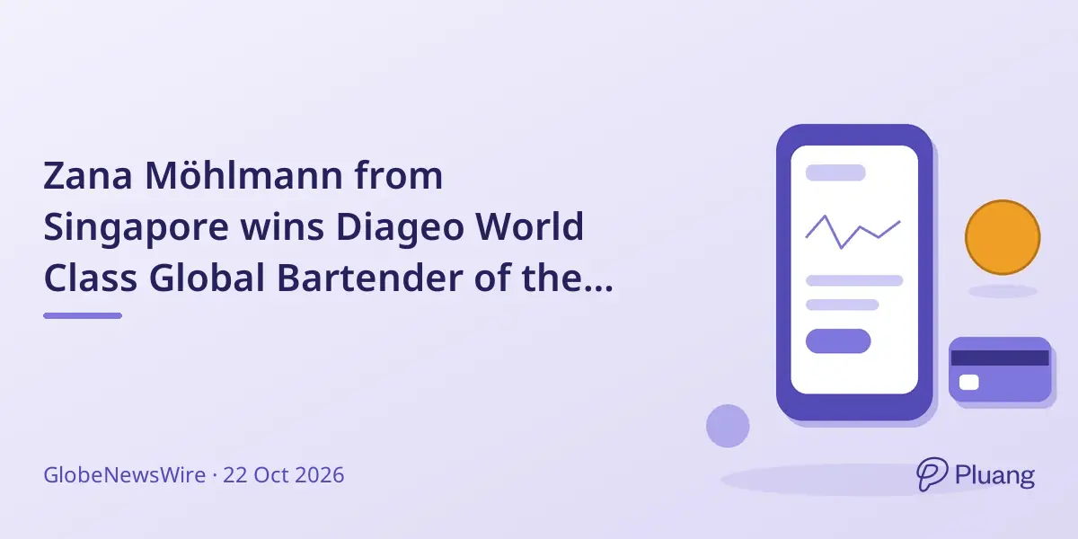 Zana Möhlmann from Singapore wins Diageo World Class Global Bartender of the Year 2026 in Edinburgh.