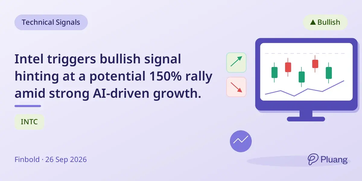 Intel triggers bullish signal hinting at a potential 150% rally amid strong AI-driven growth.