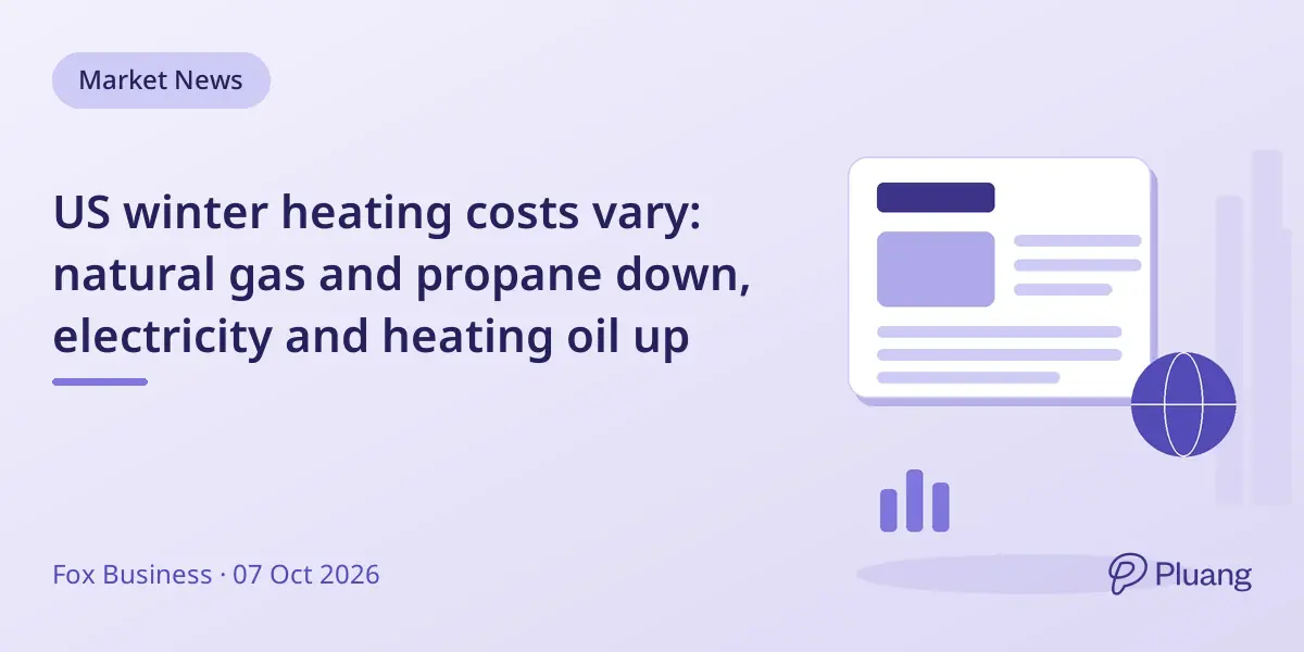 US winter heating costs vary: natural gas and propane down, electricity and heating oil up
