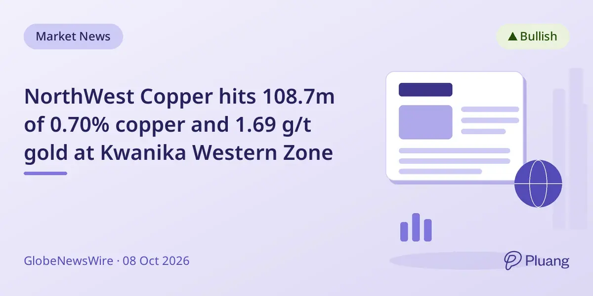 NorthWest Copper hits 108.7m of 0.70% copper and 1.69 g/t gold at Kwanika Western Zone