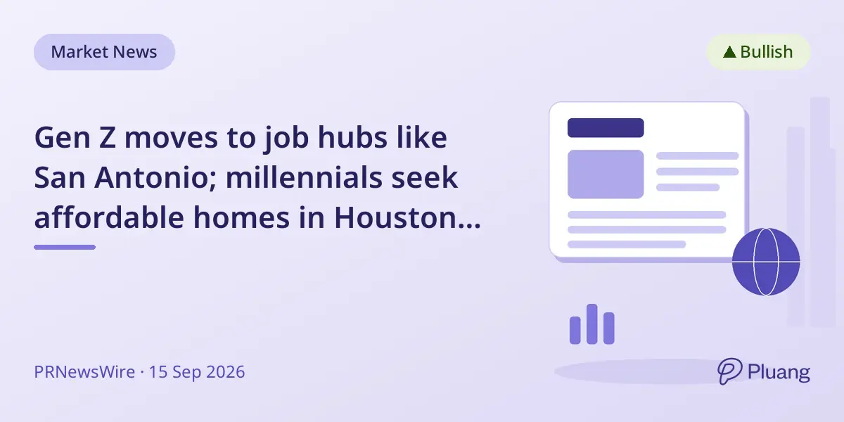 Gen Z moves to job hubs like San Antonio; millennials seek affordable homes in Houston and Dallas.