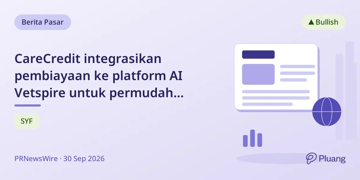 CareCredit integrasikan pembiayaan ke platform AI Vetspire untuk permudah pembayaran dan perawatan hewan.
