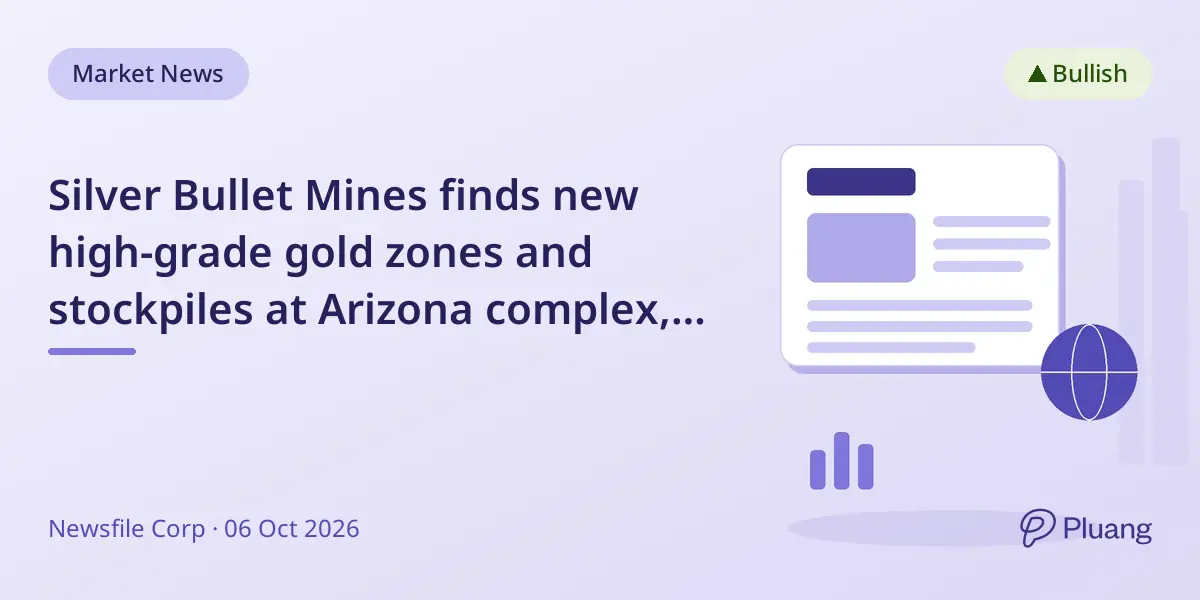 Silver Bullet Mines finds new high-grade gold zones and stockpiles at Arizona complex, plans drilling and financing.