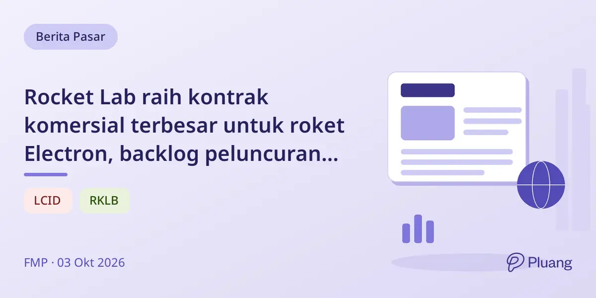 Rocket Lab raih kontrak komersial terbesar untuk roket Electron, backlog peluncuran kini lebih dari 100.
