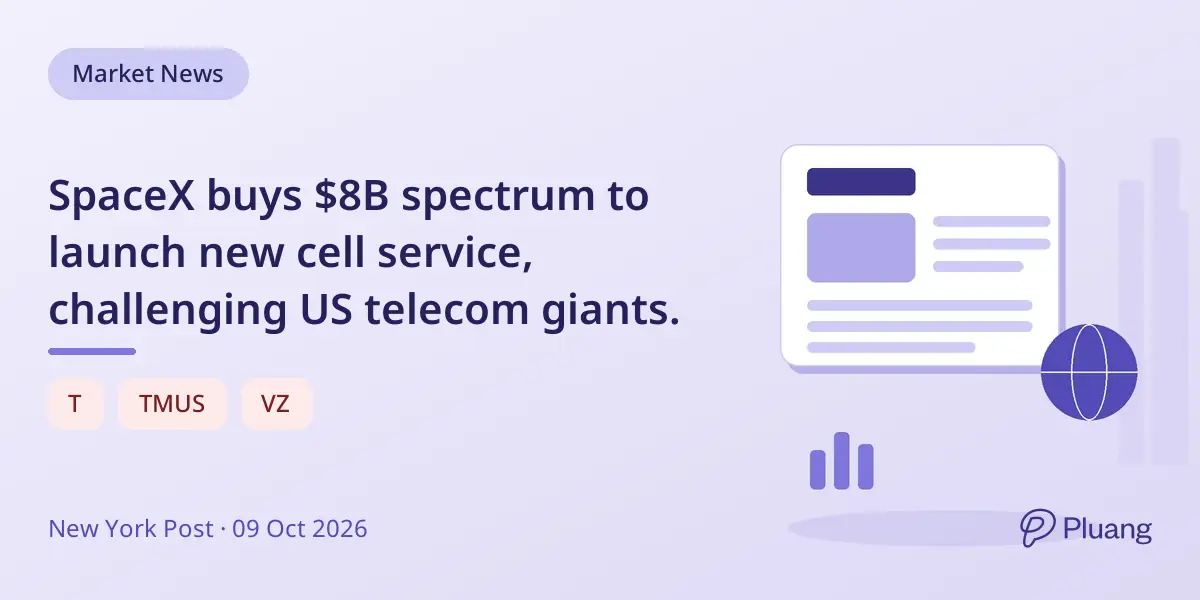 SpaceX buys $8B spectrum to launch new cell service, challenging US telecom giants.