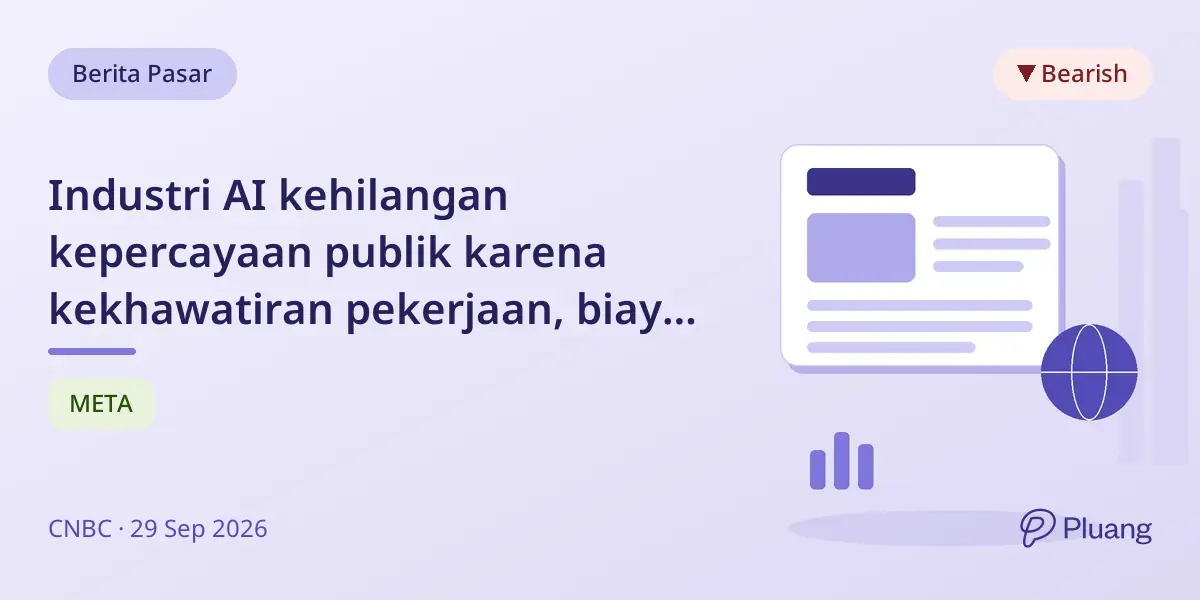 Industri AI kehilangan kepercayaan publik karena kekhawatiran pekerjaan, biaya, dan keselamatan, kata Jim Cramer