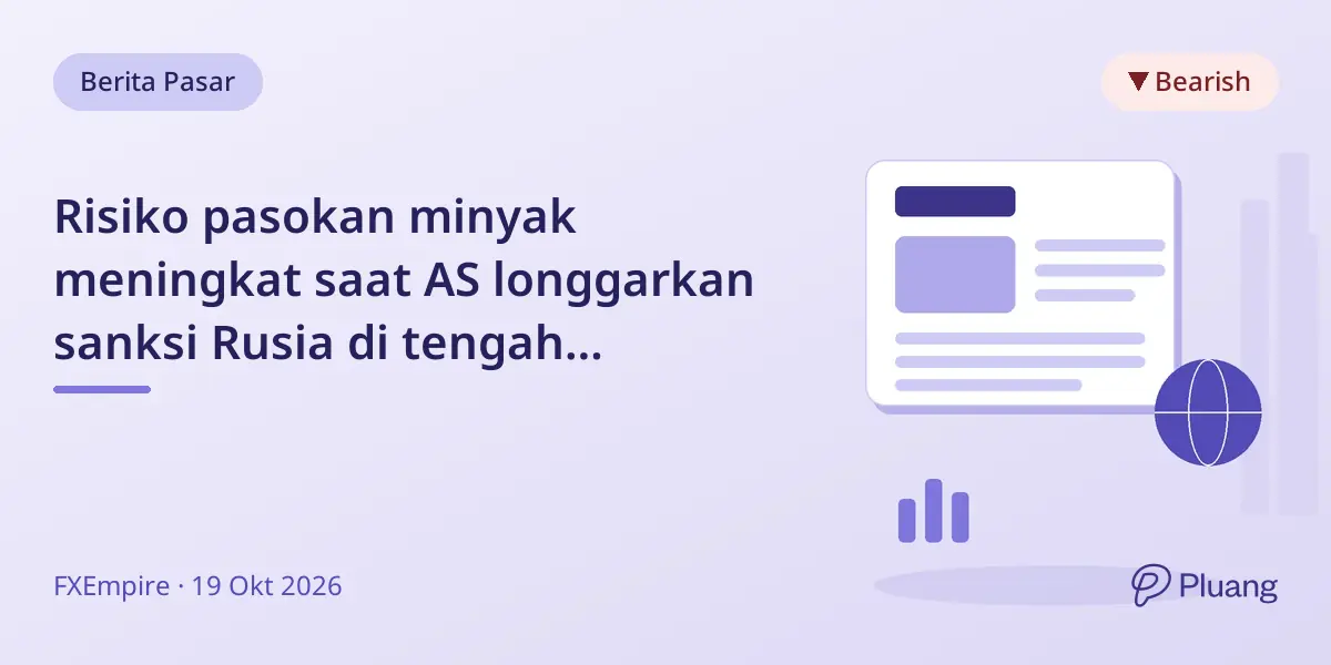 Risiko pasokan minyak meningkat saat AS longgarkan sanksi Rusia di tengah serangan infrastruktur minyak Teluk.