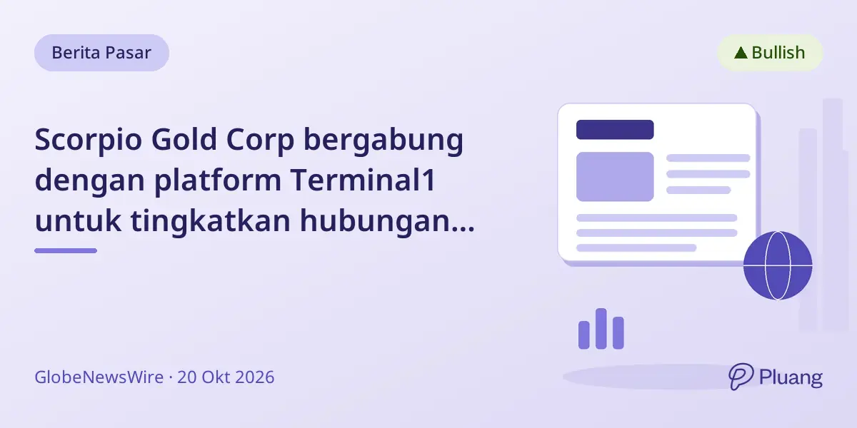 Scorpio Gold Corp bergabung dengan platform Terminal1 untuk tingkatkan hubungan investor dan wawasan pemegang saham.