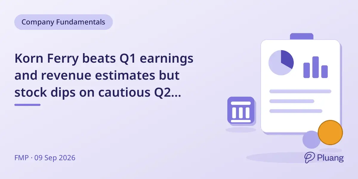 Korn Ferry beats Q1 earnings and revenue estimates but stock dips on cautious Q2 outlook