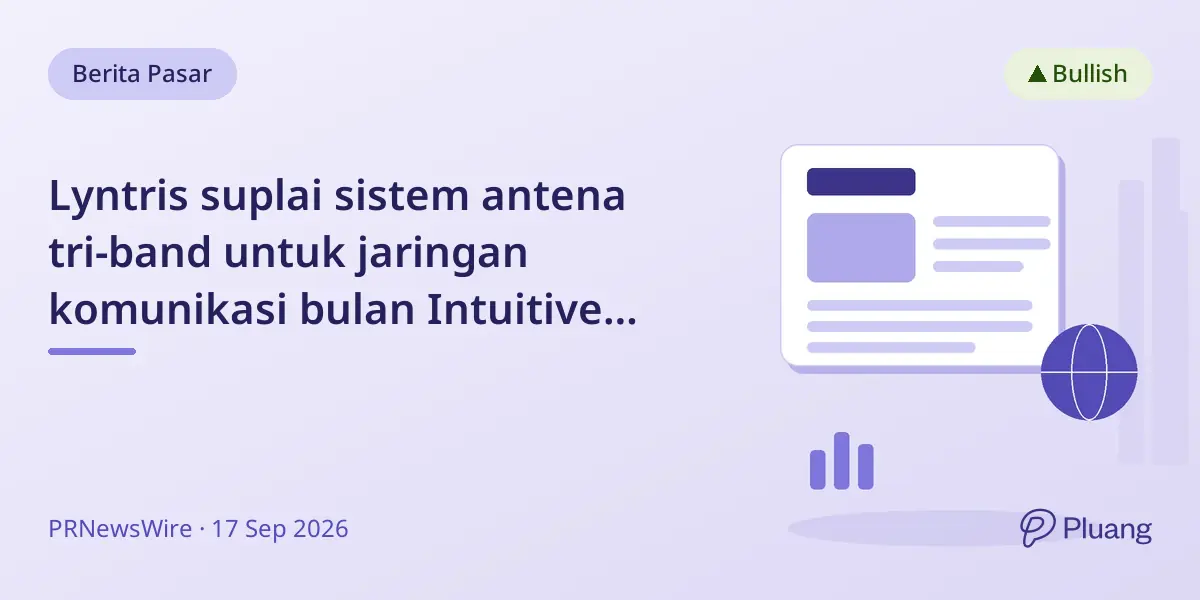 Lyntris suplai sistem antena tri-band untuk jaringan komunikasi bulan Intuitive Machines yang berkembang.