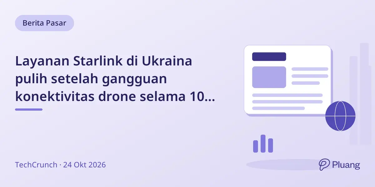 Layanan Starlink di Ukraina pulih setelah gangguan konektivitas drone selama 10 hari
