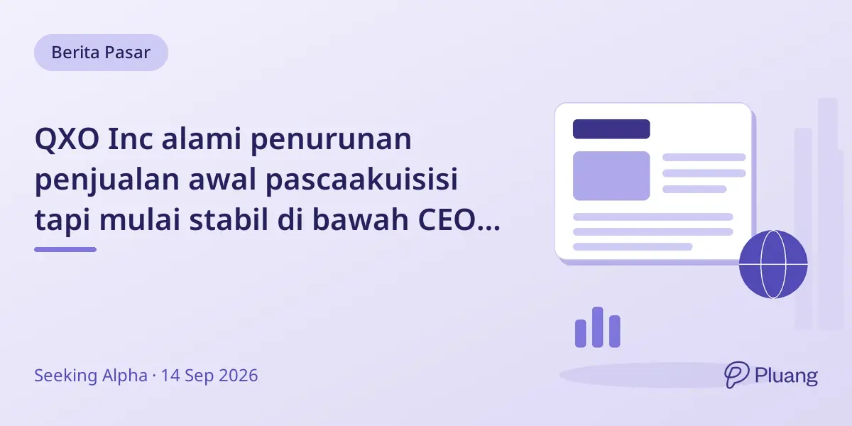QXO Inc alami penurunan penjualan awal pascaakuisisi tapi mulai stabil di bawah CEO Brad Jacobs.
