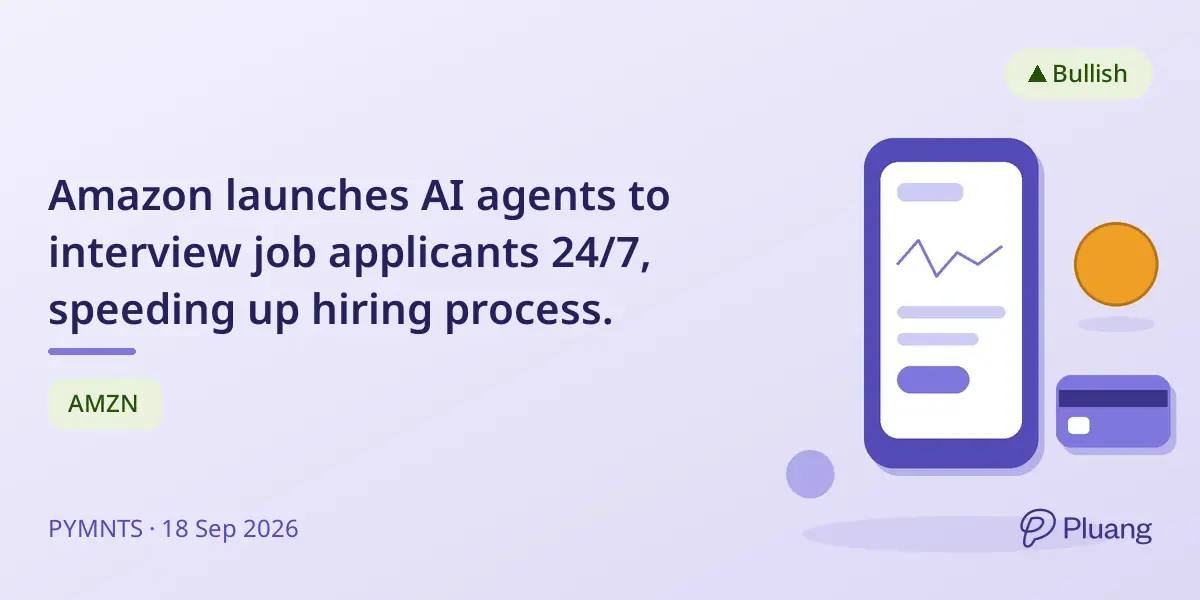 Amazon launches AI agents to interview job applicants 24/7, speeding up hiring process.