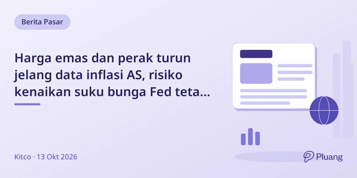Harga emas dan perak turun jelang data inflasi AS, risiko kenaikan suku bunga Fed tetap kuat.