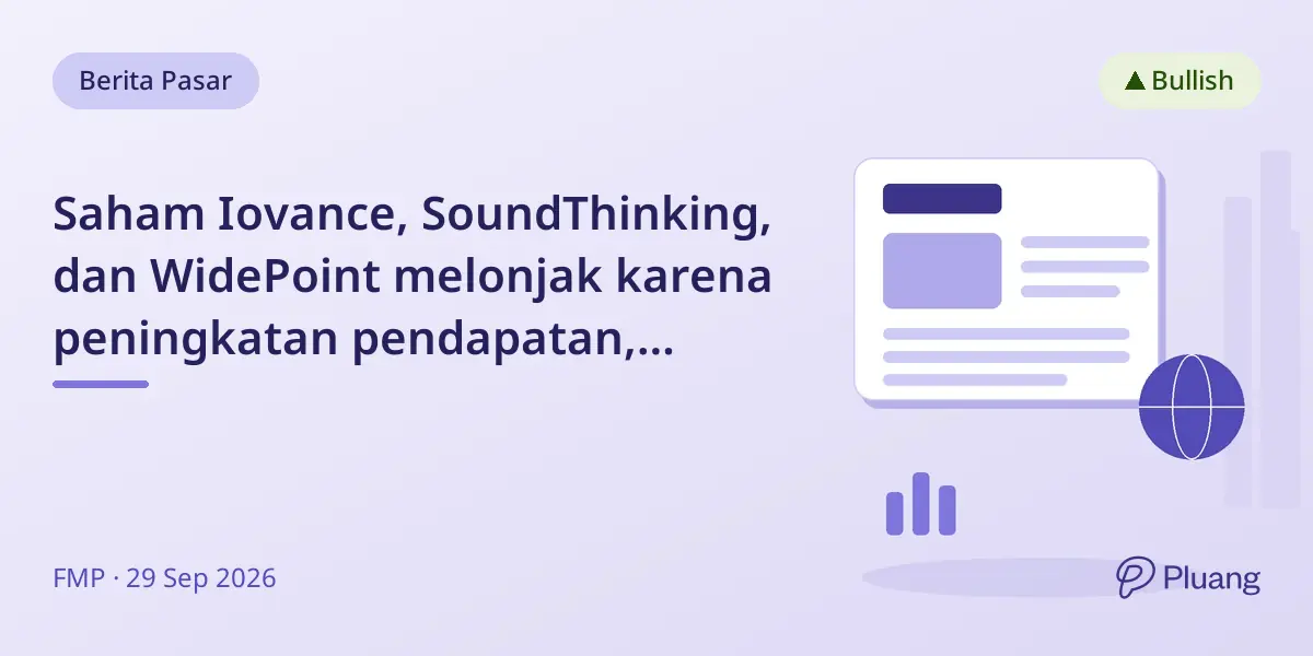 Saham Iovance, SoundThinking, dan WidePoint melonjak karena peningkatan pendapatan, akuisisi, dan kontrak pemerintah