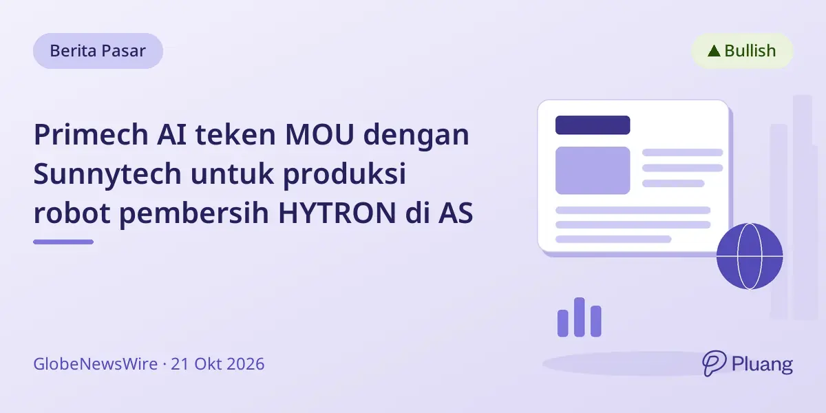 Primech AI teken MOU dengan Sunnytech untuk produksi robot pembersih HYTRON di AS