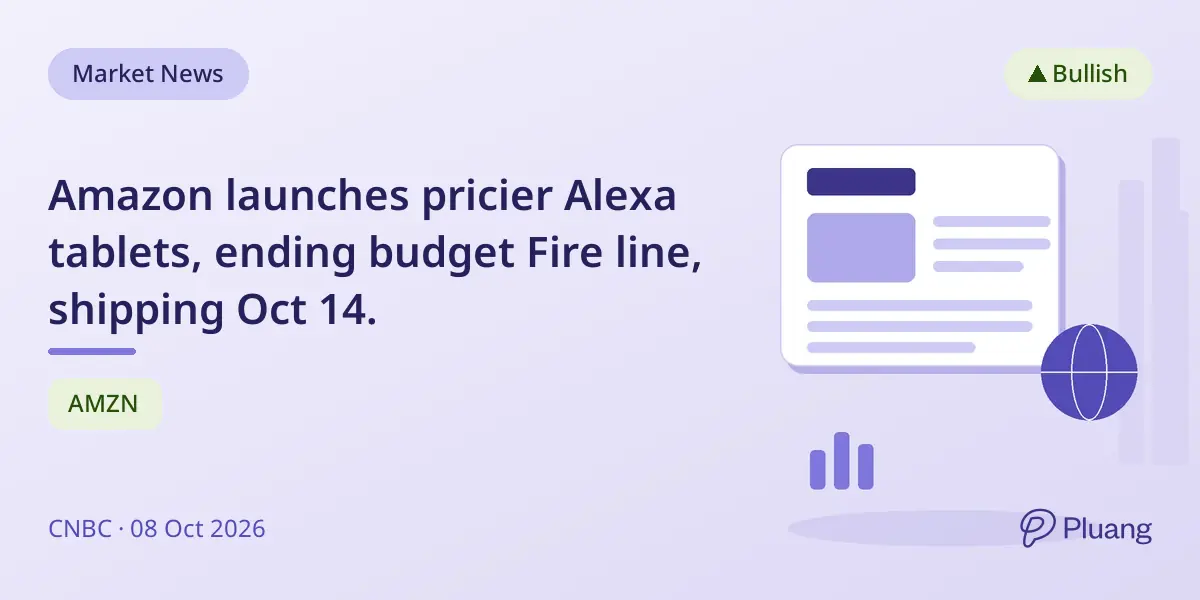 Amazon launches pricier Alexa tablets, ending budget Fire line, shipping Oct 14.