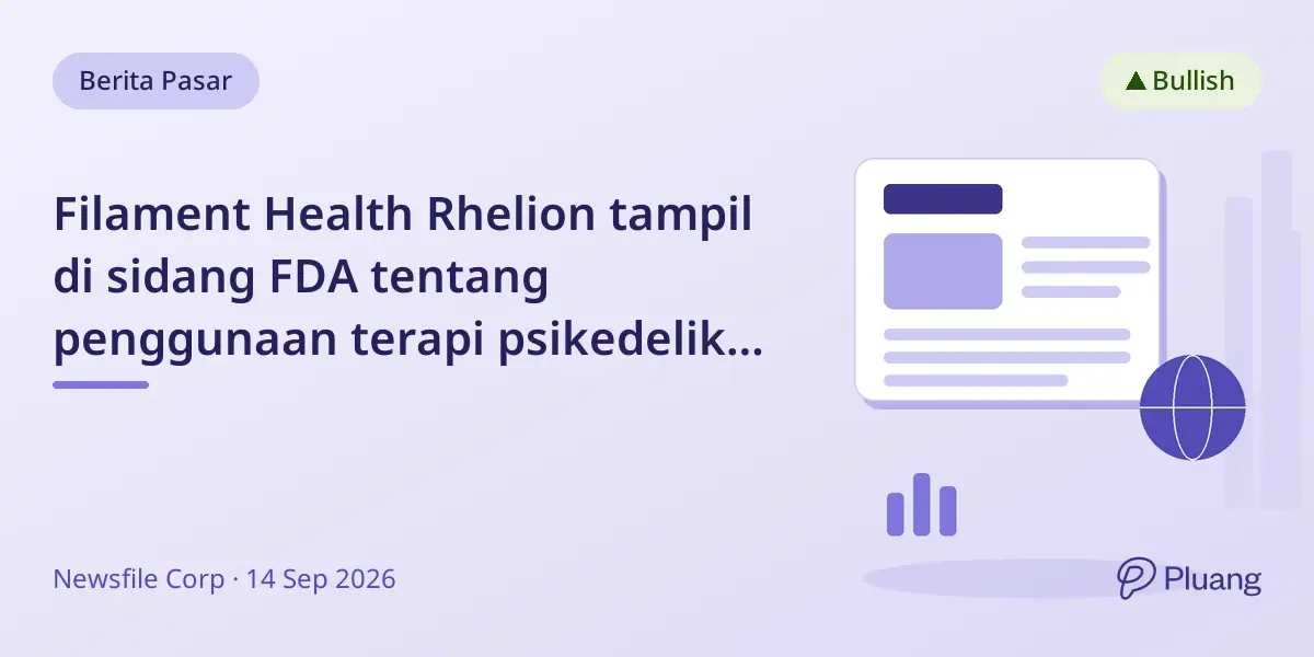 Filament Health Rhelion tampil di sidang FDA tentang penggunaan terapi psikedelik masa depan.