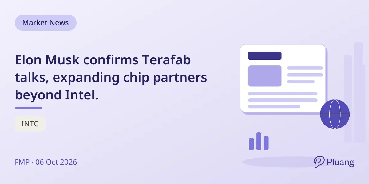 Elon Musk confirms Terafab talks, expanding chip partners beyond Intel.