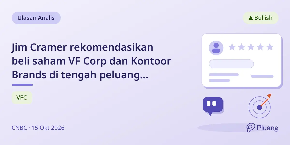 Jim Cramer rekomendasikan beli saham VF Corp dan Kontoor Brands di tengah peluang sektor pakaian.
