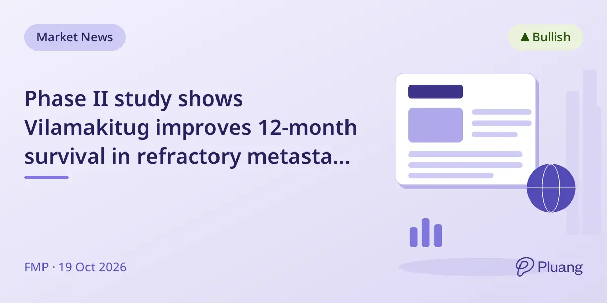 Phase II study shows Vilamakitug improves 12-month survival in refractory metastatic colorectal cancer.