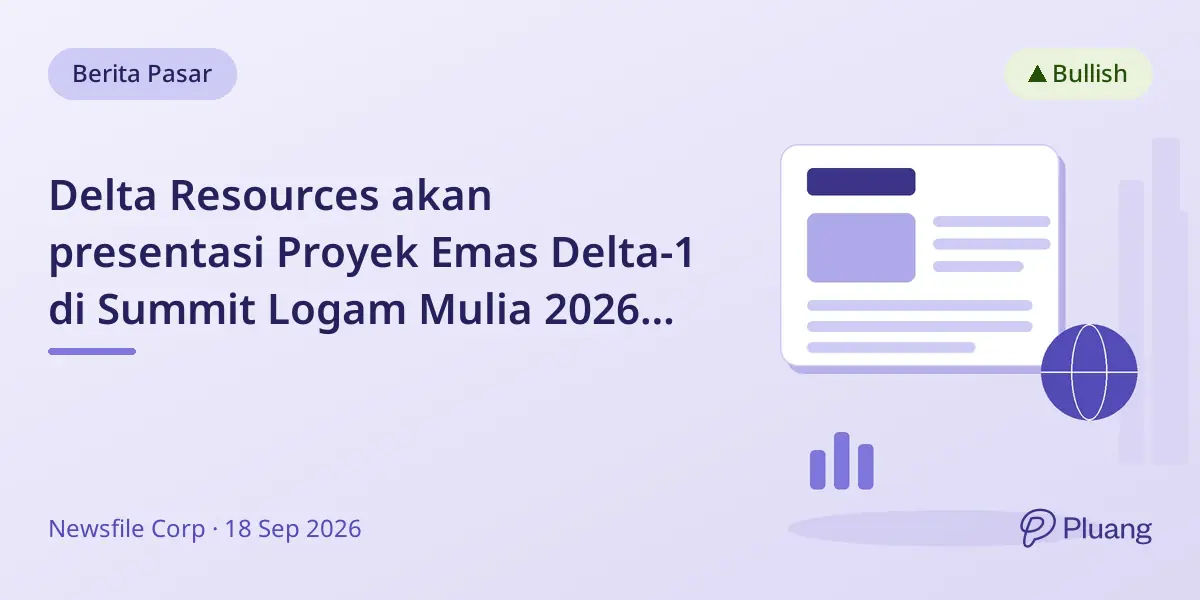 Delta Resources akan presentasi Proyek Emas Delta-1 di Summit Logam Mulia 2026 di Colorado