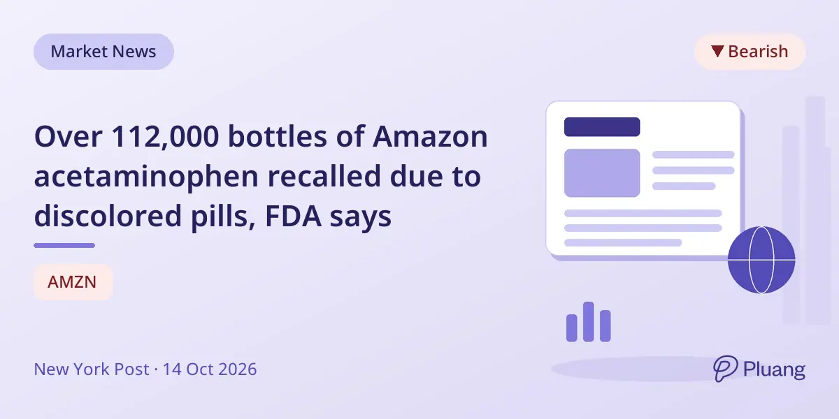 Over 112,000 bottles of Amazon acetaminophen recalled due to discolored pills, FDA says