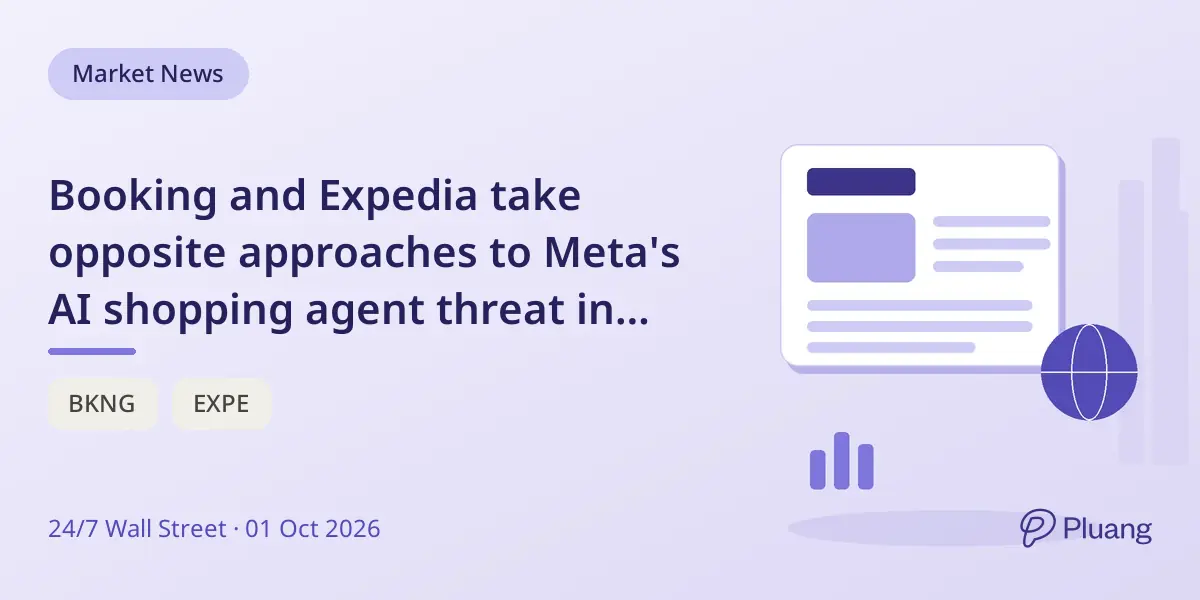 Booking and Expedia take opposite approaches to Meta's AI shopping agent threat in travel bookings.
