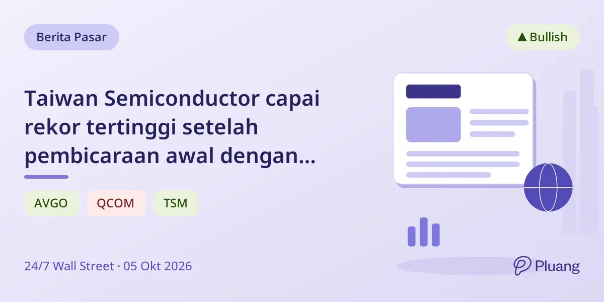 Taiwan Semiconductor capai rekor tertinggi setelah pembicaraan awal dengan Terafab, proyek chip Elon Musk di Texas